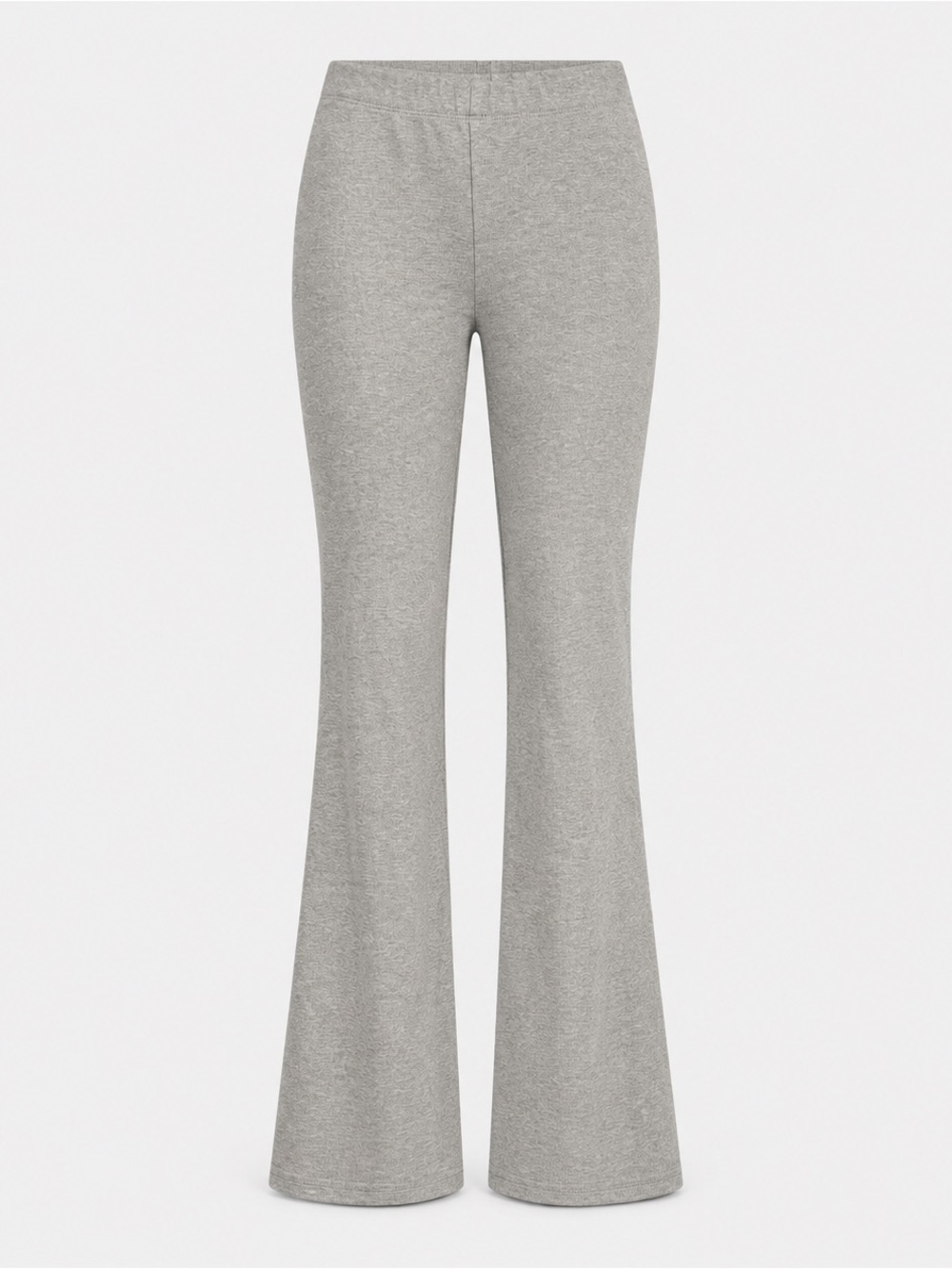 Aritzia Tna Homestretch Ribbed Flare Pant – Heather Chrome, Size M